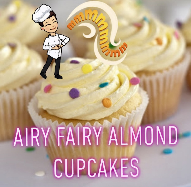 Airy Fairy Almond Cupcakes