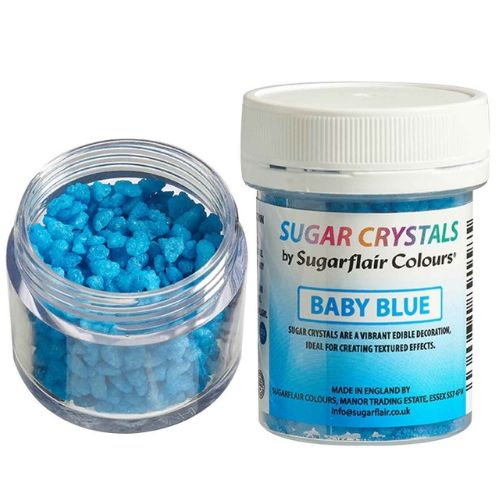 Sugarflair Sugar Crystals - Baby Blue