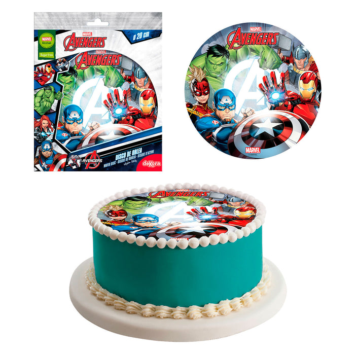 Edible 8" (20cm) Avengers Cake Disc