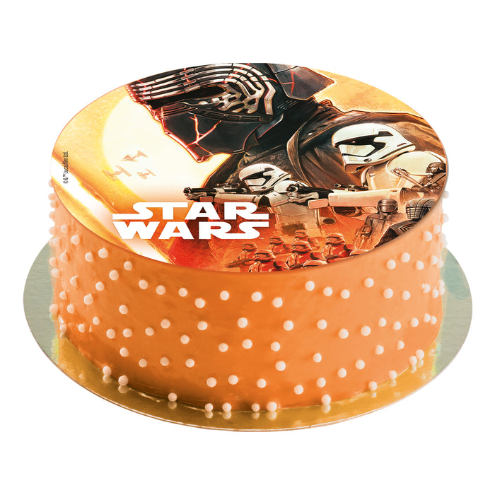 Edible 8" (20cm) Kylo Star Wars Cake Disc