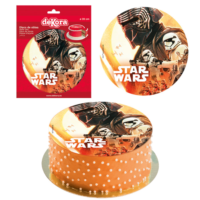 Edible 8" (20cm) Kylo Star Wars Cake Disc