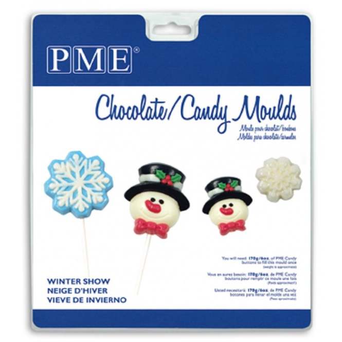 Frosty & Snowflake Mix Lolly Mould