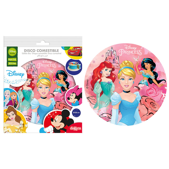 Edible 8" (20cm) Princess Cake Disc