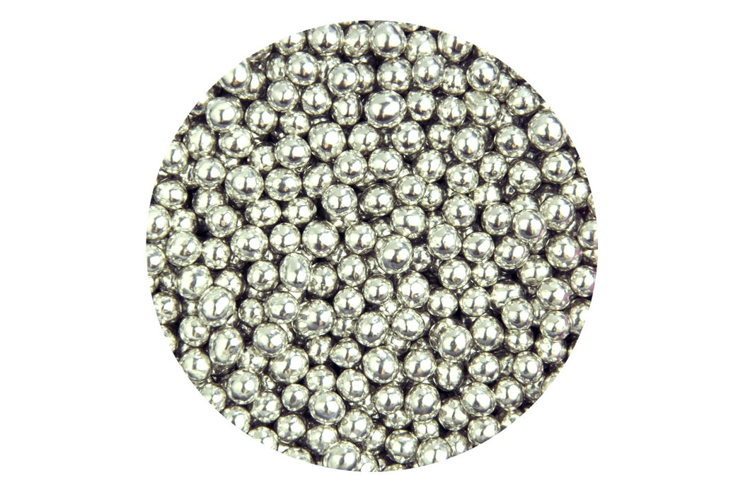 Sugar 4mm Pearls: Silver 80g