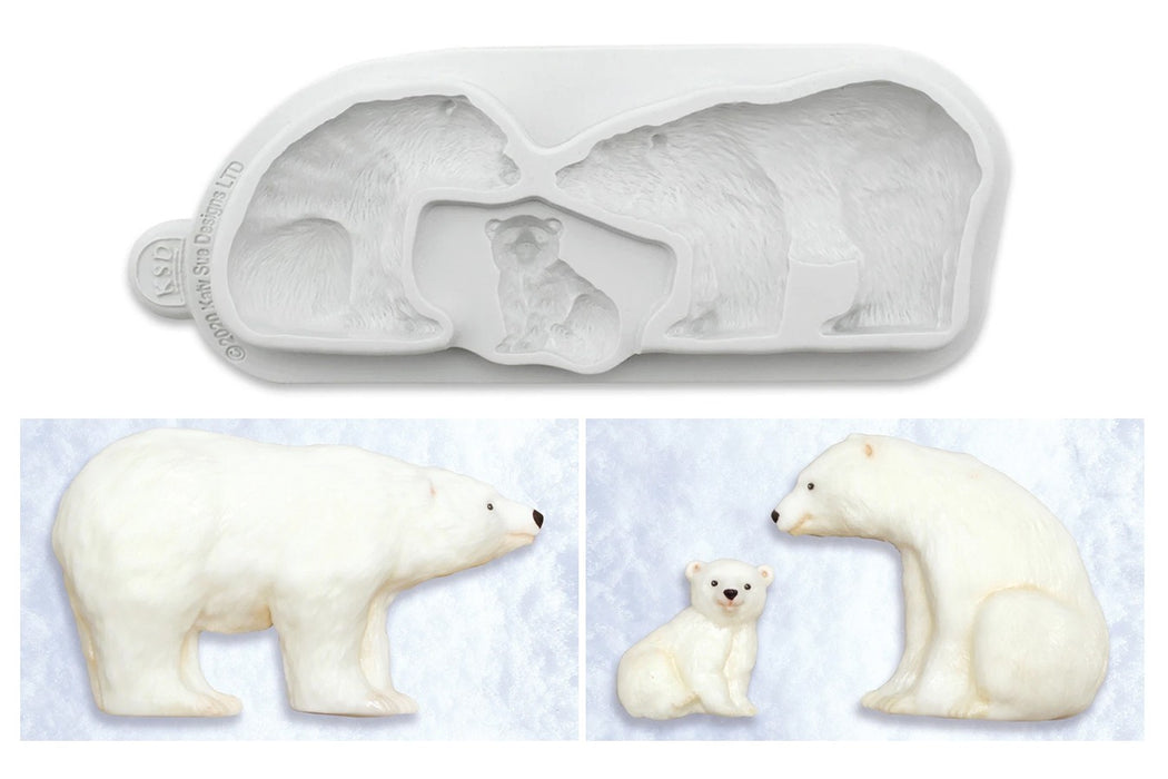 Katy Sue Moulds : Polar Bear Family