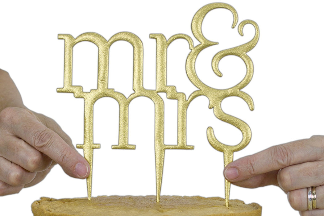 PME : Cake Topper Cutter - Mr & Mrs - Modern
