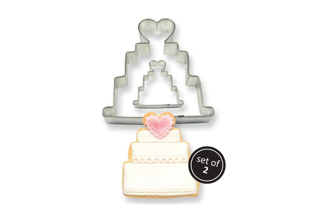 Metal Cookie & Cake Cutter: Wedding Cake
