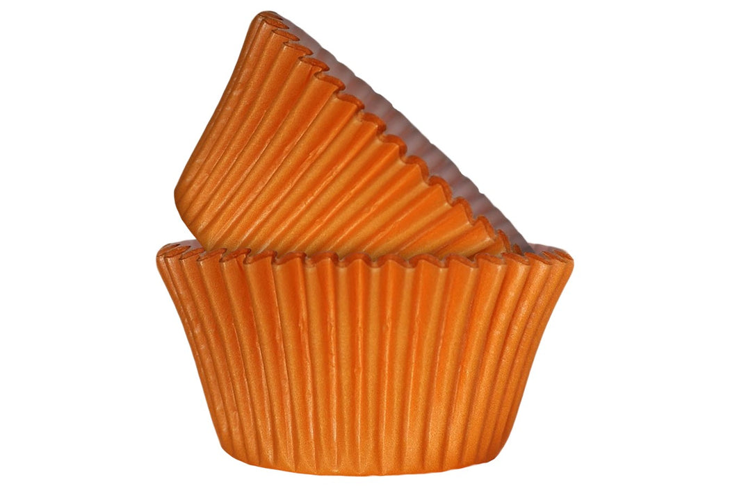 Professional Quality Cupcake Cases: Orange 50pk