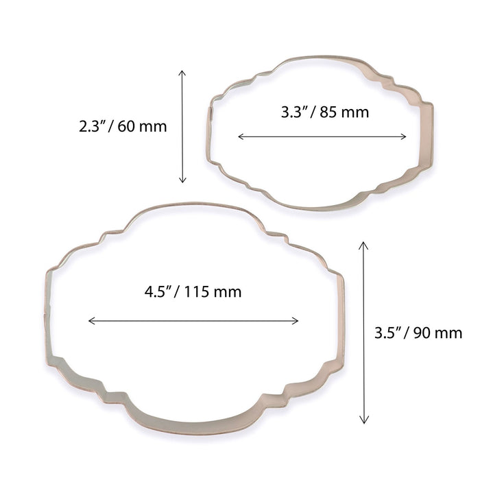 Plaque Cutter Style 2 - Set of 2