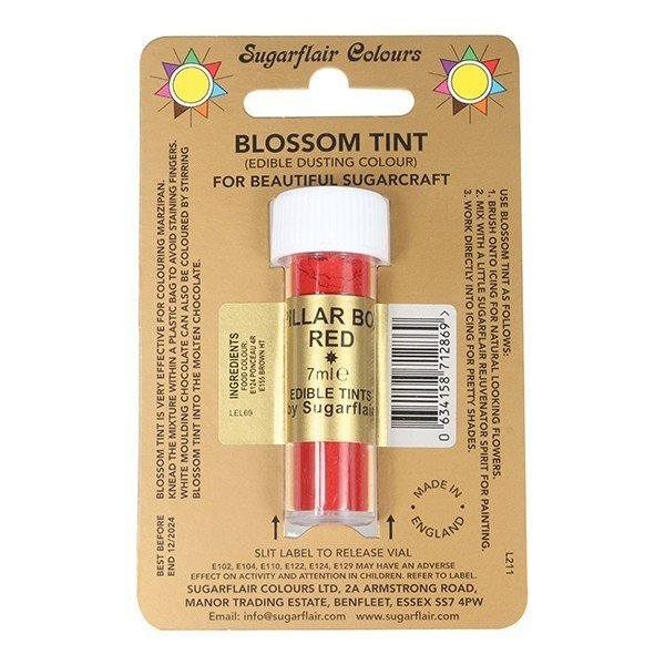 Sugarflair Blossom Tint Pillar Box Red