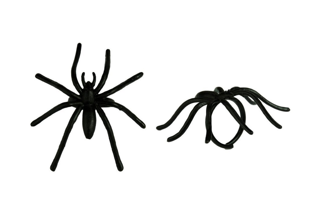 Plastic Spider Ring 25pk (Non Edible)
