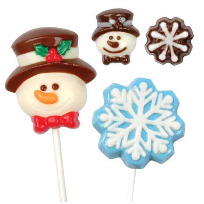Frosty & Snowflake Mix Lolly Mould