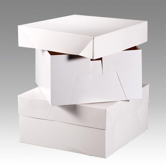 White Cake Boxes - 6'' W - 5"H Singles