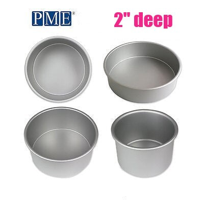 PME : 2" Deep Round Cake Tins - Set of 4