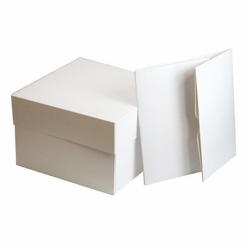 White Cake Boxes - 16'' Single