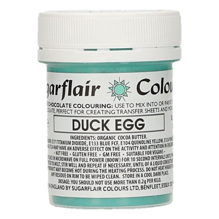 Sugarflair Chocolate Colour Duck Egg 35g