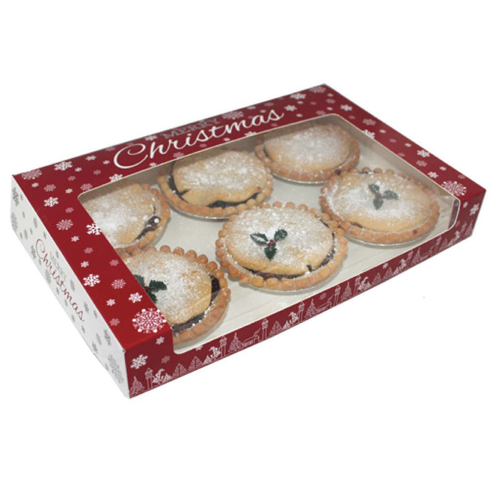 Christmas Mince 6 Pie Box Size: 248x166x38mm