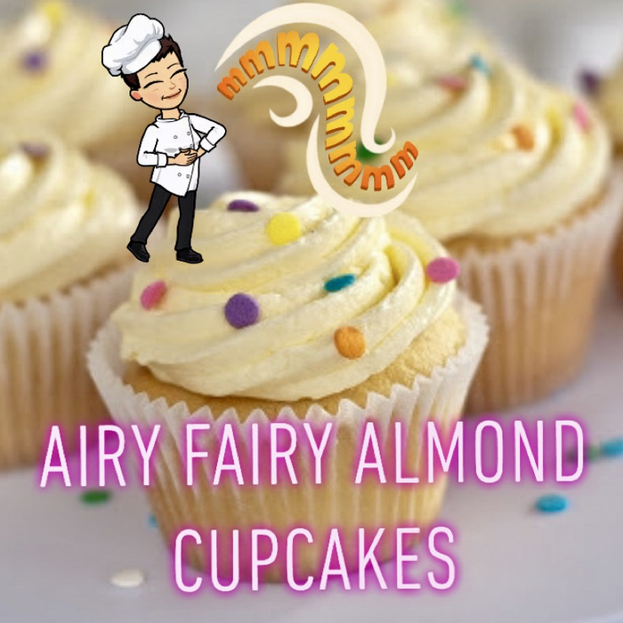 Airy Fairy Almond Cupcakes