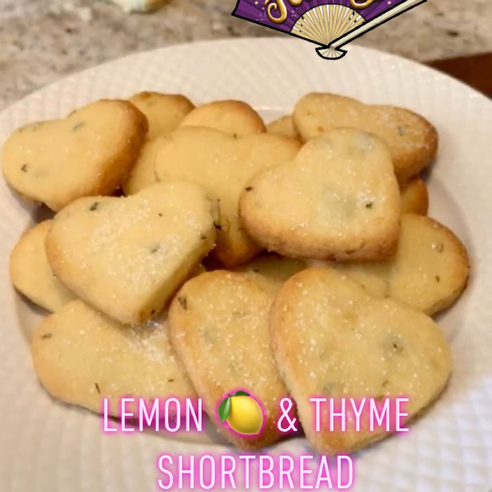 Lemon & Thyme Shortbread Cookies
