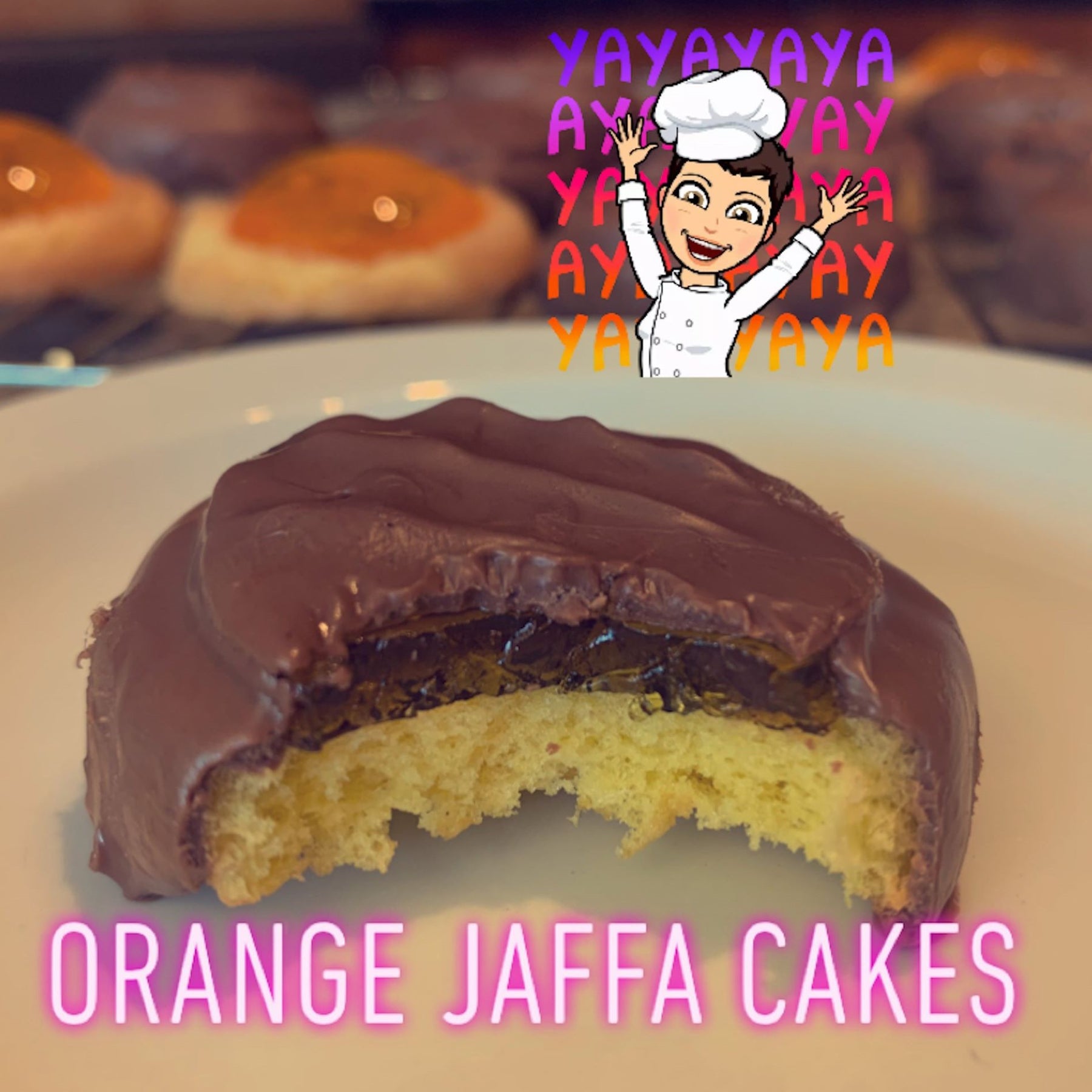 Orange Jaffa Cakes