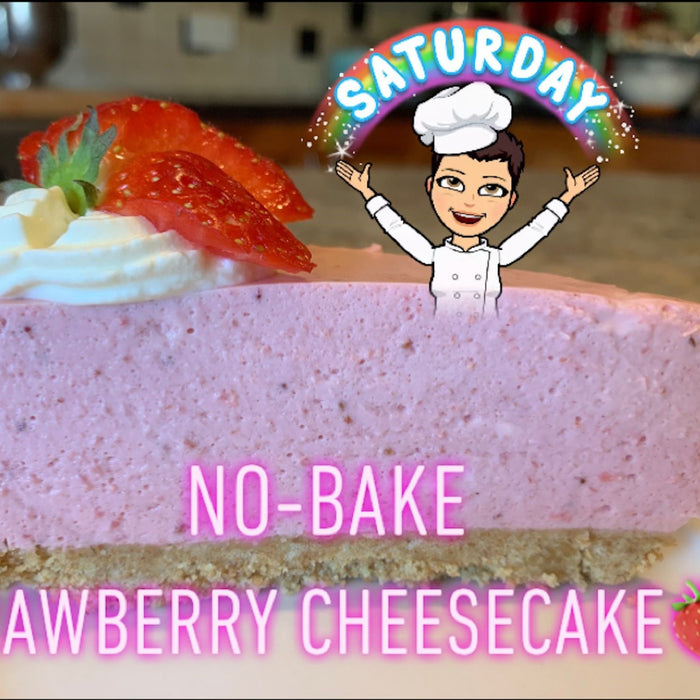 Strawberry Cheese Cake - No Bake