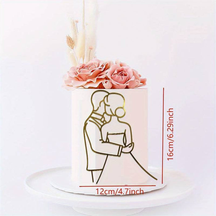 Side Topper - Bride - Groom — Bakeworld.ie