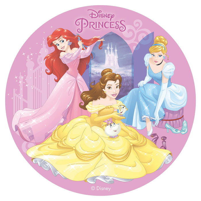 Edible 8" (20cm) Princess Cake Disc Style 2