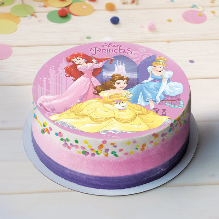 Edible 8" (20cm) Princess Cake Disc Style 2