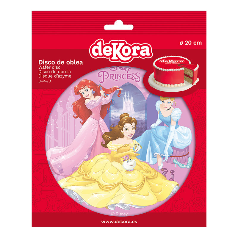 Edible 8" (20cm) Princess Cake Disc Style 2