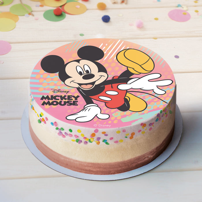 Edible 8" (20cm)Mickey Mouse Cake Disc