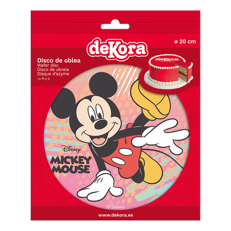Edible 8" (20cm)Mickey Mouse Cake Disc
