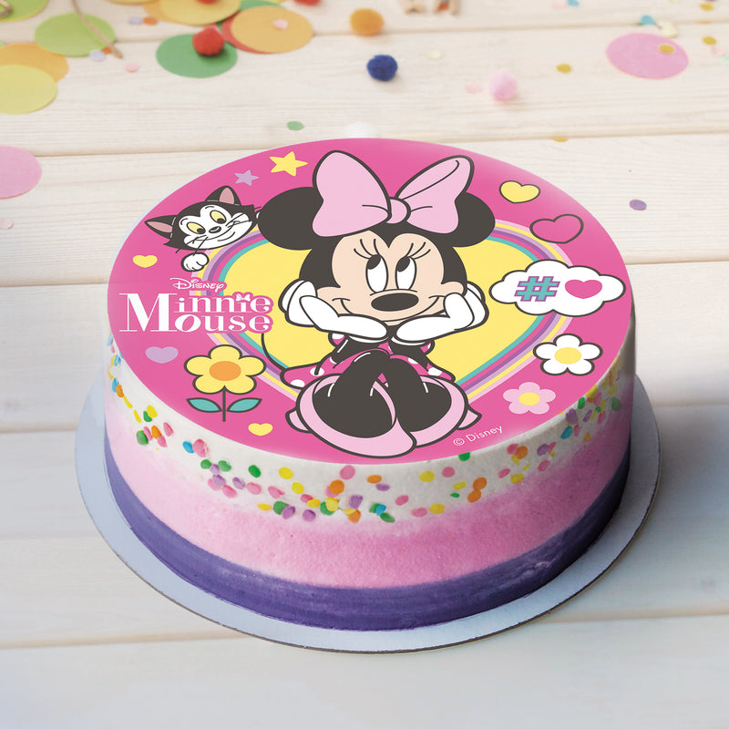 Edible 8" (20cm)Minnie Mouse Cake Disc