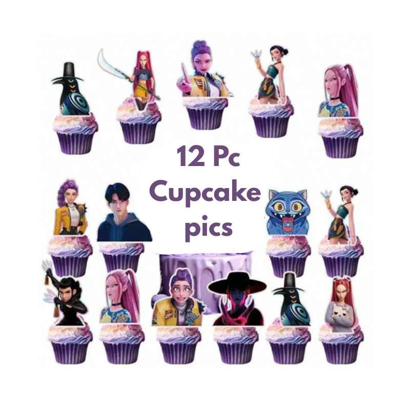 K-Pop Cupcake Toppers 12pc
