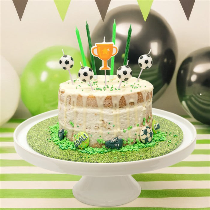 9 Football Cake Topper Candles