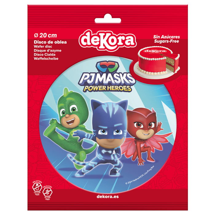 Edible 8" (20cm)PJ Masks Cake Disc