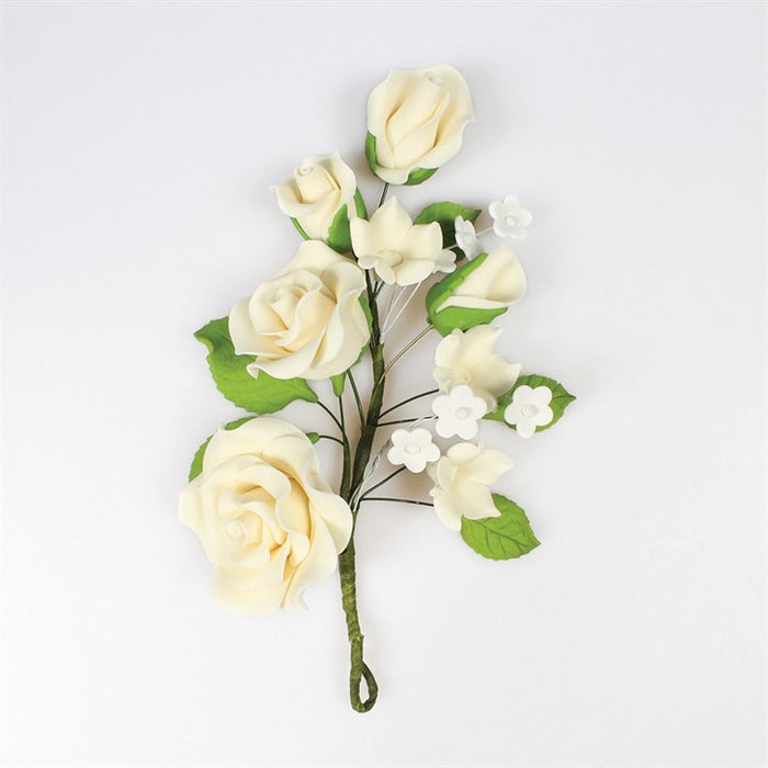 Gum Paste Spray Ivory Rose 145mm