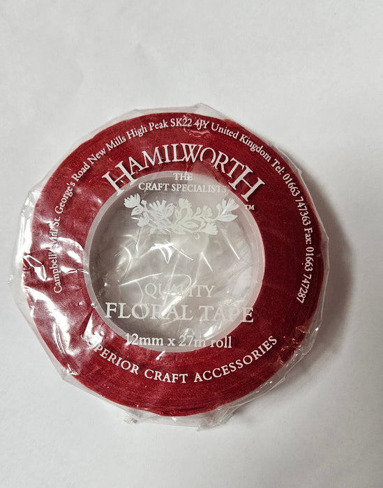 Floral Tape -Red- 12mm Wide