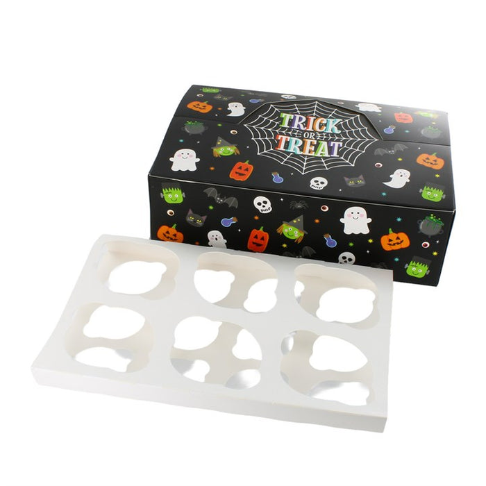 6/12 Cupcake Display Box - Trick or Treat