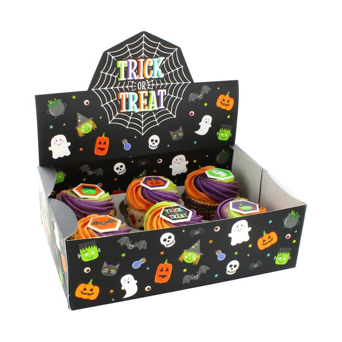 6/12 Cupcake Display Box - Trick or Treat