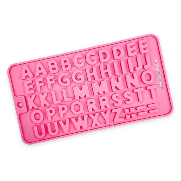 Silicone mould letters ABC