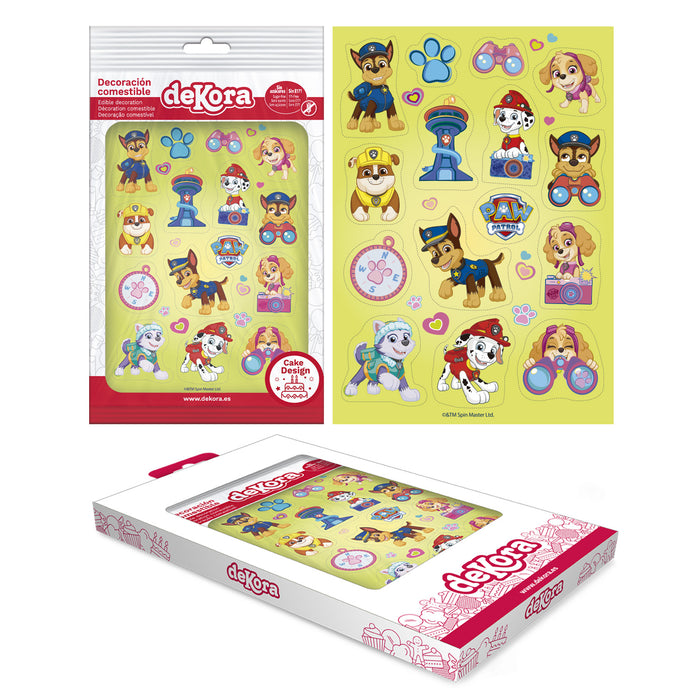 Paw Patrol Edible 1.3" Mixed Sizes Cupcake Discs