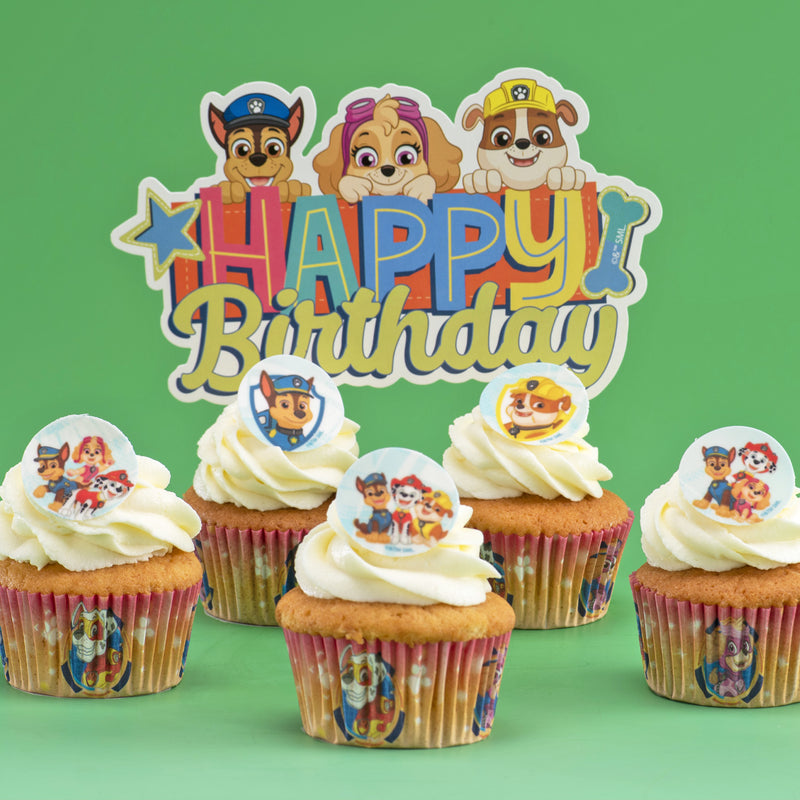 Paw Patrol Edible 1.3" Cupcake Discs