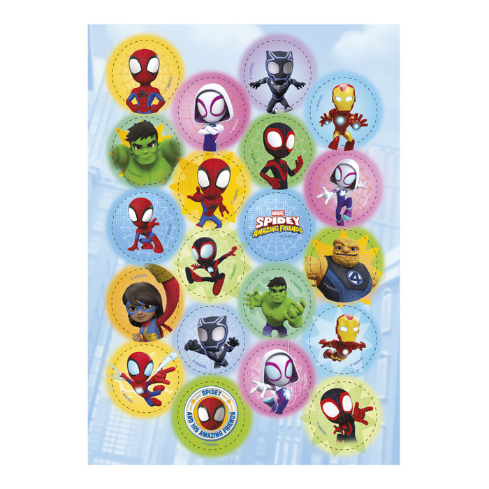 Spiderman Edible Cupcake Discs 3.4cm