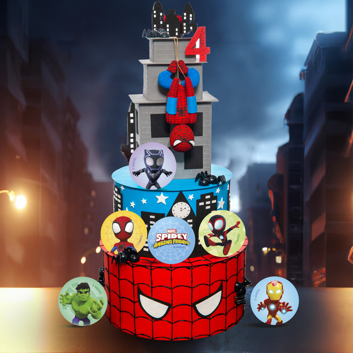Spiderman Edible Cupcake Discs 3.4cm