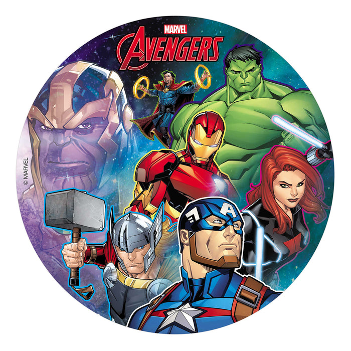 Edible 8" (20cm) Avengers Cake Disc