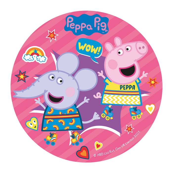 Edible 8" (20cm) Peppa Pig Cake Disc