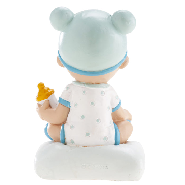 Cake Topper: Baby Boy With Hat 10cm