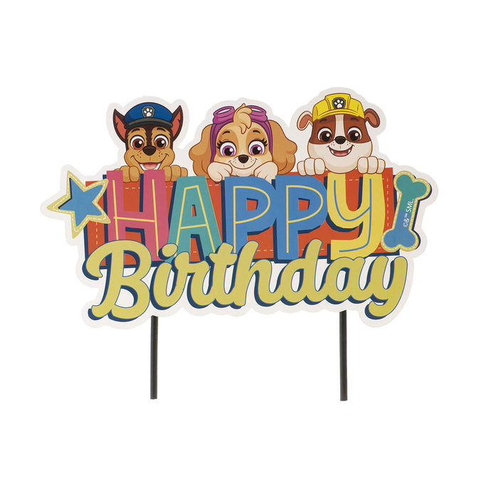 Paw Patrol Happy Birthday 17.5X15CM