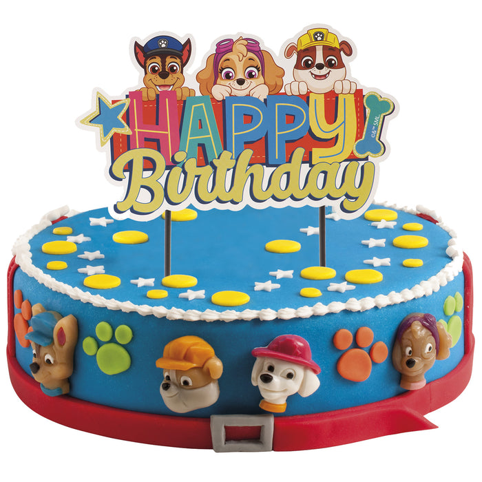 Paw Patrol Happy Birthday 17.5X15CM