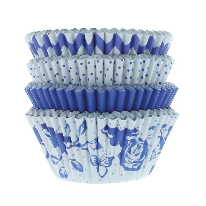 House of Cake China Blue Cupcake Cases - 100 pack